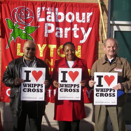 Out campaigning with Cllr Afzal Akram and Cllr Chris Robbins