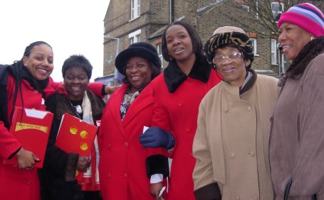 Leyton's red and black ladies get together