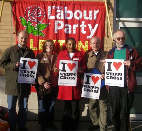 Labour Party Members fight for Whipps Cross