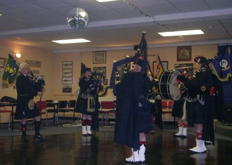 Pipe Band round off the day Pipe Band round off the day