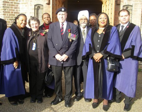 The Labour councillors with Mr and Mrs Moore from the British Legion The Labour councillors with Mr and Mrs Moore from the British Legion