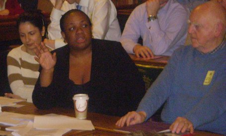 Diane Abbott MP at the Rethink Trident meeting