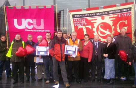 Well done UCU and the T & G!
