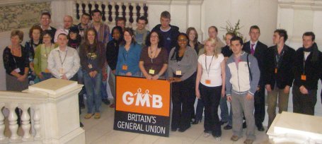 GMB's young members take a group snap at the end of the conference GMB's young members take a group snap at the end of the conference
