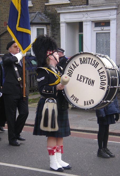 One of the pipe band's young musicians One of the pipe band's young musicians