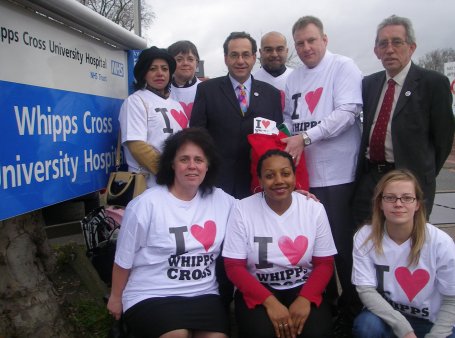 Mps Harry Cohen and Neil Gerrard with local Labour party members