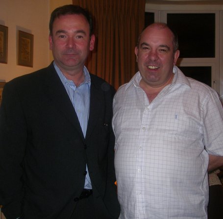 Jon with by election candidate Gerry Lyons Jon with by election candidate Gerry Lyons