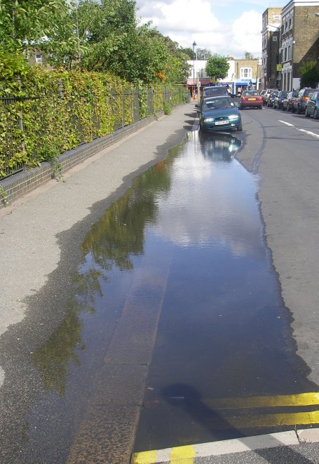 This is what happens when you have blocked drains This is what happenes when you have blocked drains