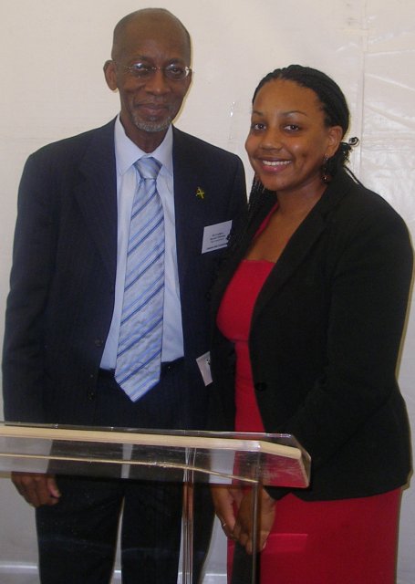 With the Hon Burchell Whiteman With the Hon Burchell Whiteman