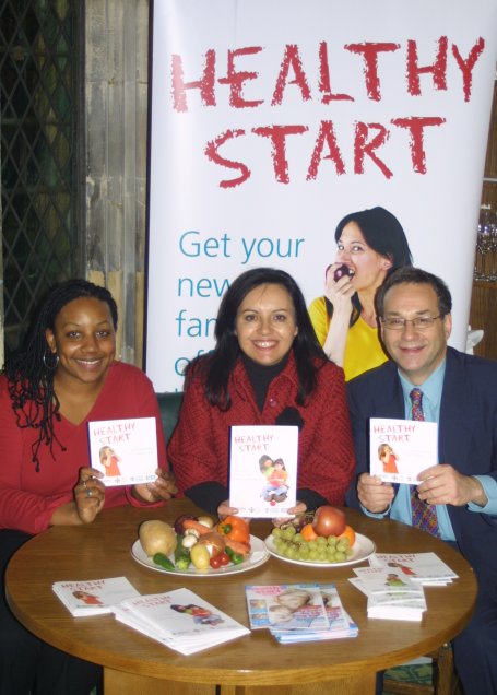 Launching Healthy Start with MPs Caroline Flint and Harry Cohen Launching Healthy Start with MPs Caroline Flint and Harry Cohen