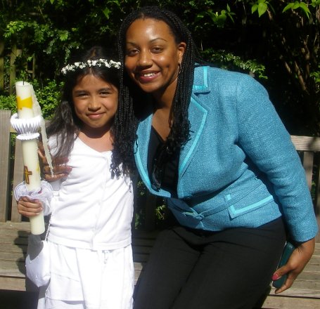 Celebrating my beautiful God Daughter's First Communion Celebrating my beautiful God Daughter's First Communion