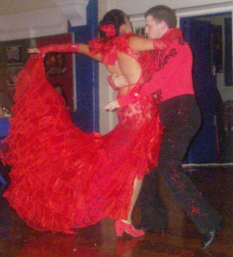 Darren & Lorna from Strictly Dance Fever entertain us