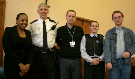 With Stuart and Tracey from the Leytonstone Safer Neighbourhoods Team