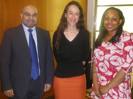 With Cllr Afzal Akram and Dame Jane Roberts