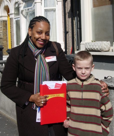 With eight year old Brian - a future Leyton ward councillor