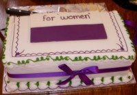 Female MPs' celebratory cake Female MPs' celebratory cake